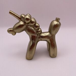 Gold Balloon Unicorn Decoration Paperweight Whimsical Desk Decoration‎